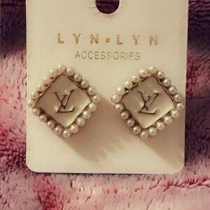Pearl-Embellished Earrings
